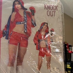 Knock Out Red and Blue Kids Costume